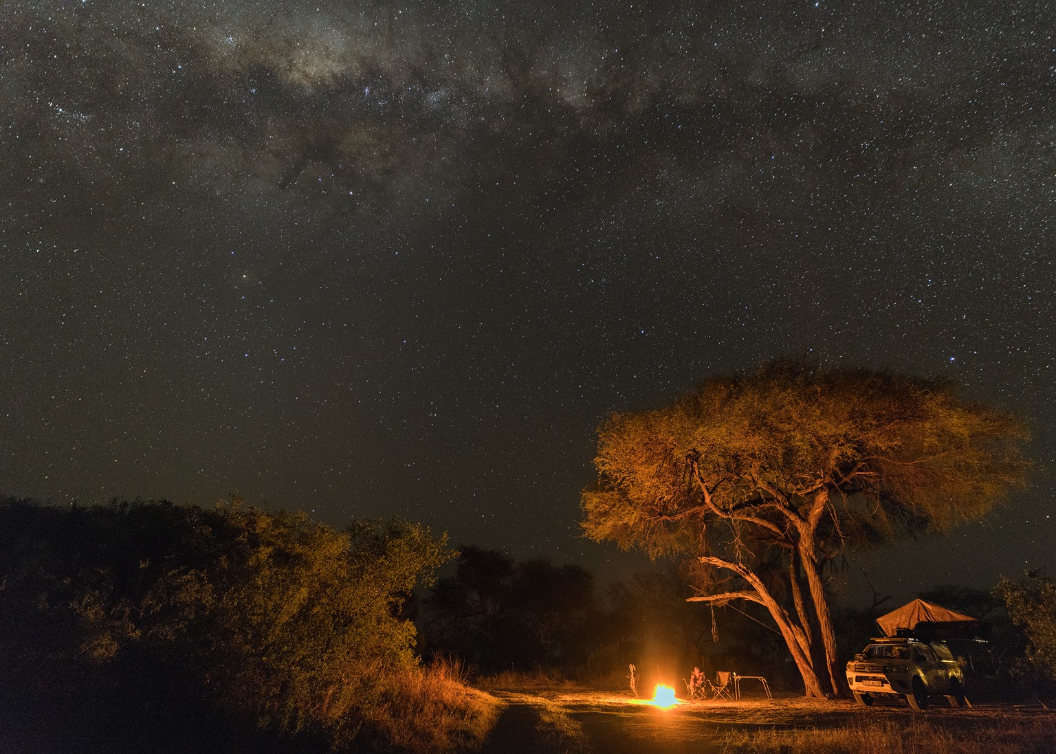Under the milky way tonight
